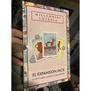 Millennial Loteria El Expansion Pack 10 Cards Game NEW Sealed Blue Star Press